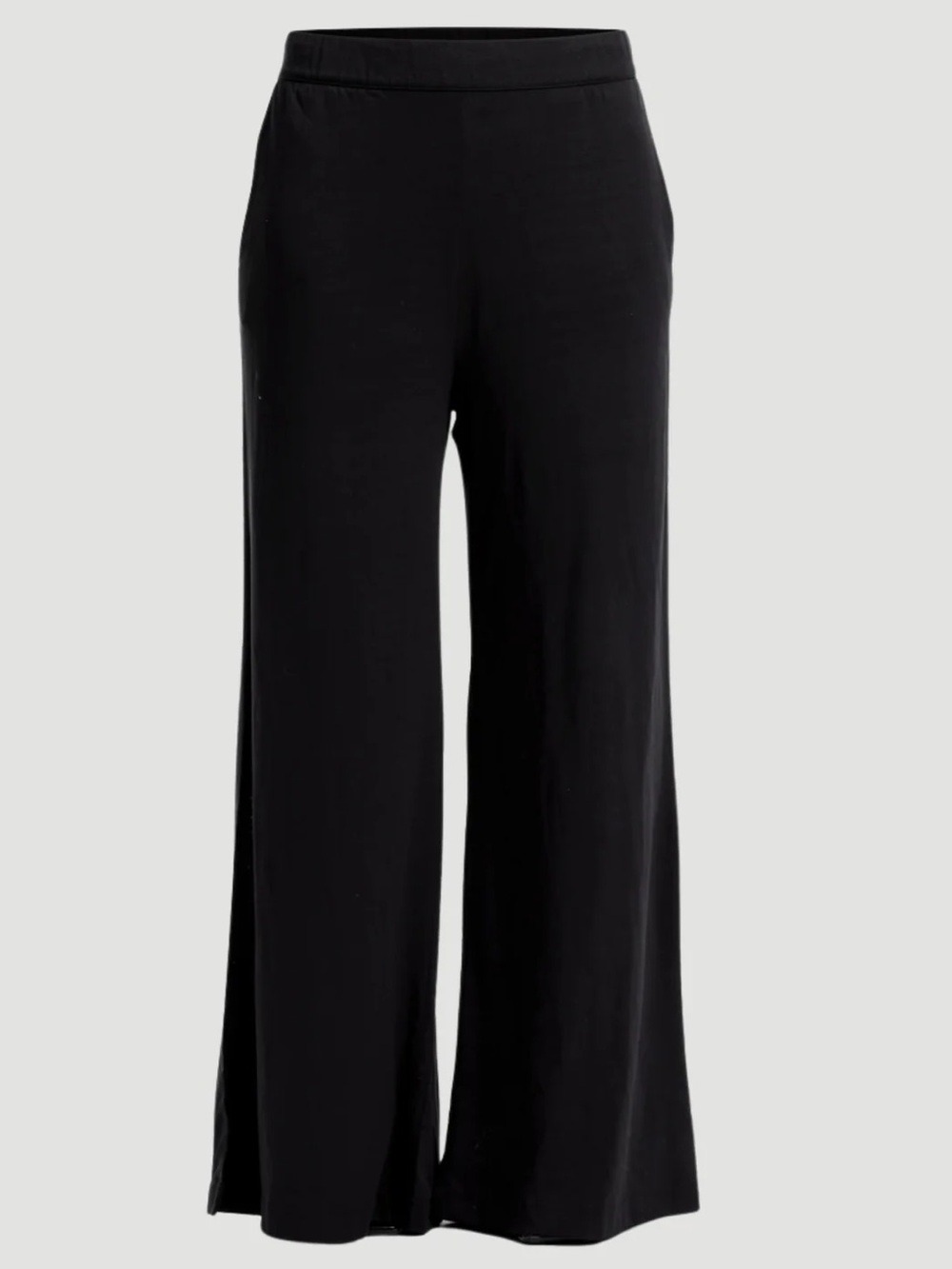 MAJESTIC FILATURES DELUXE TEESHIRT STRETCH LINEN WIDE LEG PANT Size